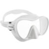 Visor Cressi F1 Frameless Buceo Snorkeling Apnea Sin-Marco Color Blanco
